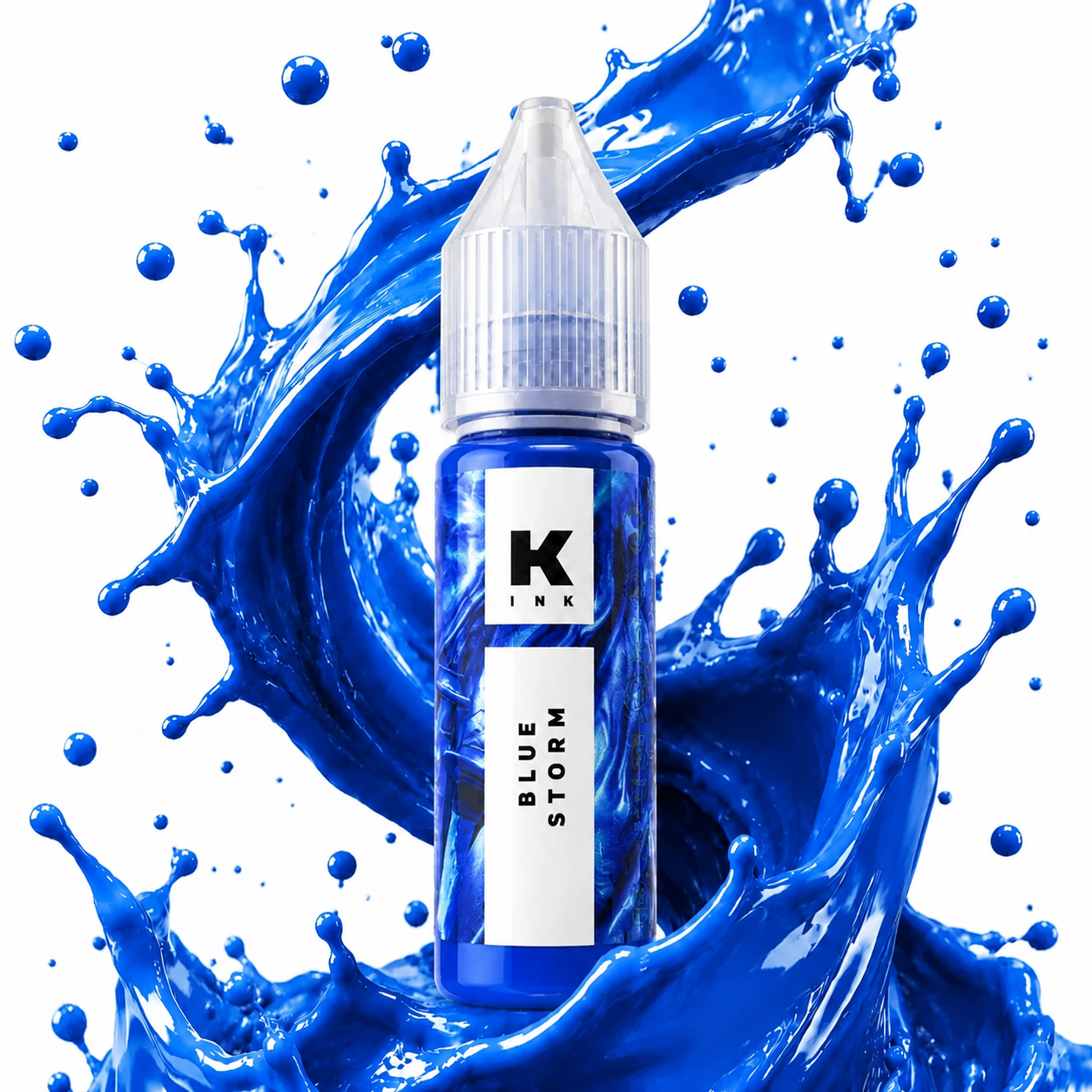  رنگ آبی تتو برند کراسکا blue storm 15ml 