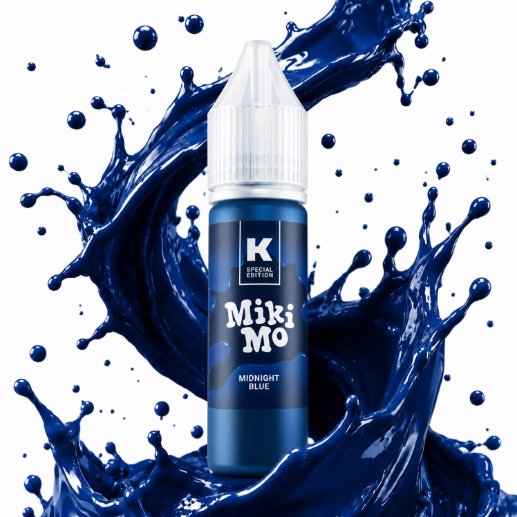 رنگ تتو آبی MIDNNIGHT BLUE 15ML