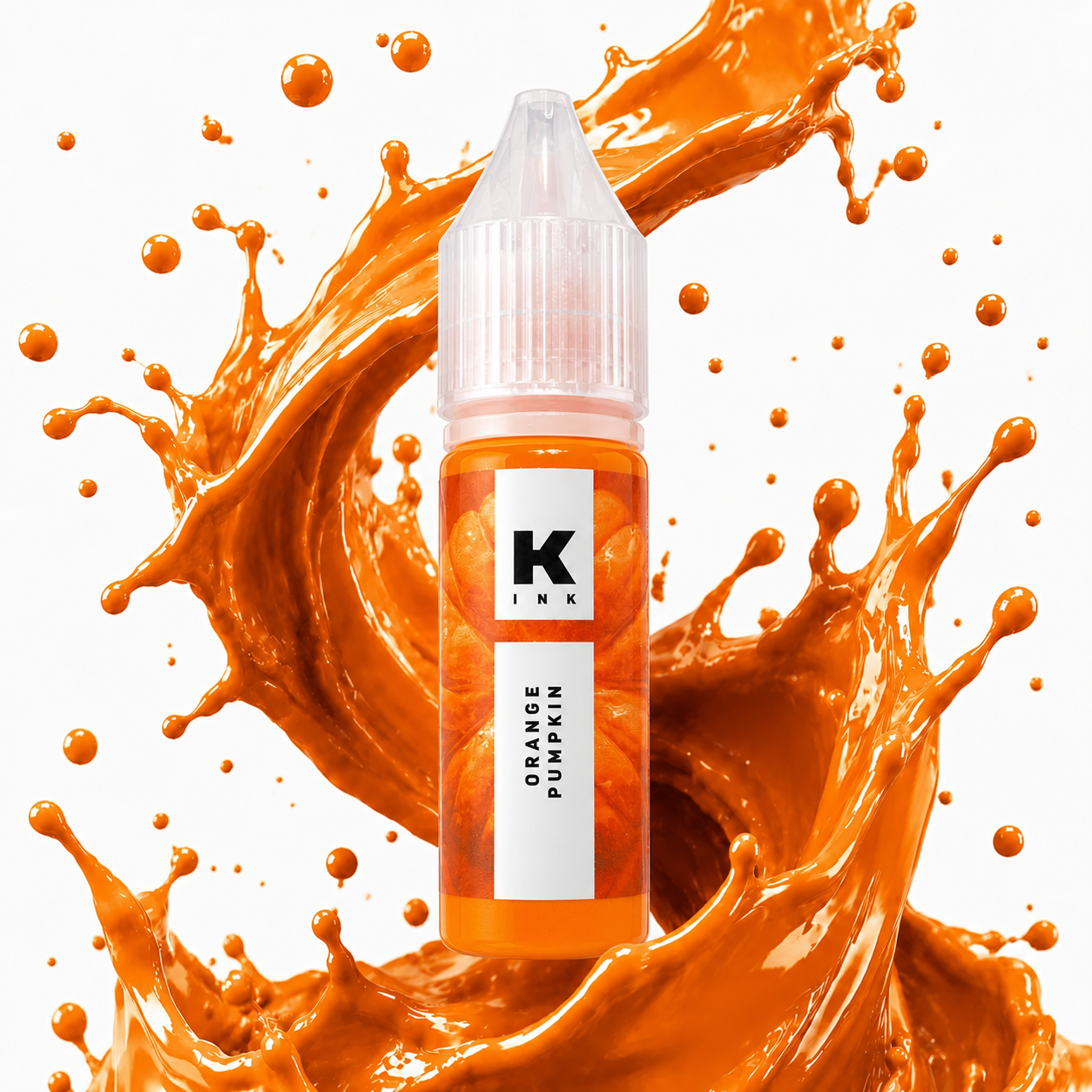  رنگ نارنجی تتو برند کراسکا orange pupmkin 15ml 