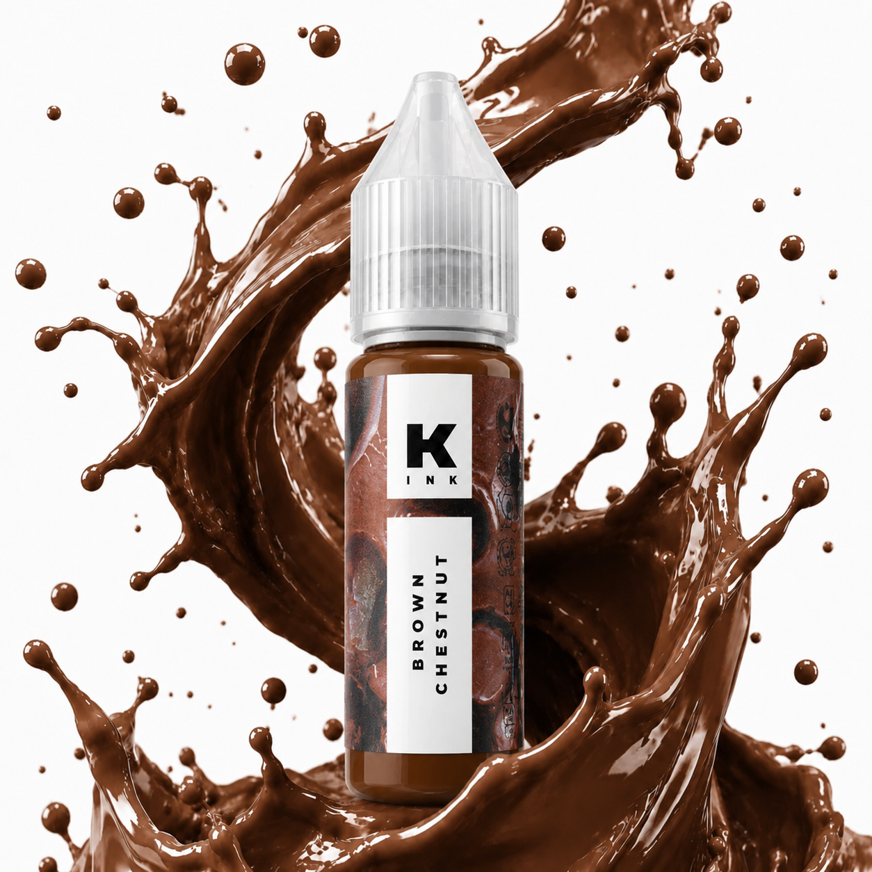  رنگ قهوه ای تتو برند کراسکا brown chest 15ml 