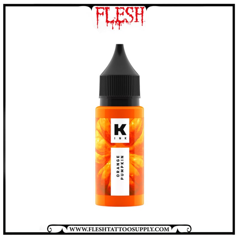 رنگ نارنجی تتو برند کراسکا orange pupmkin 15ml
