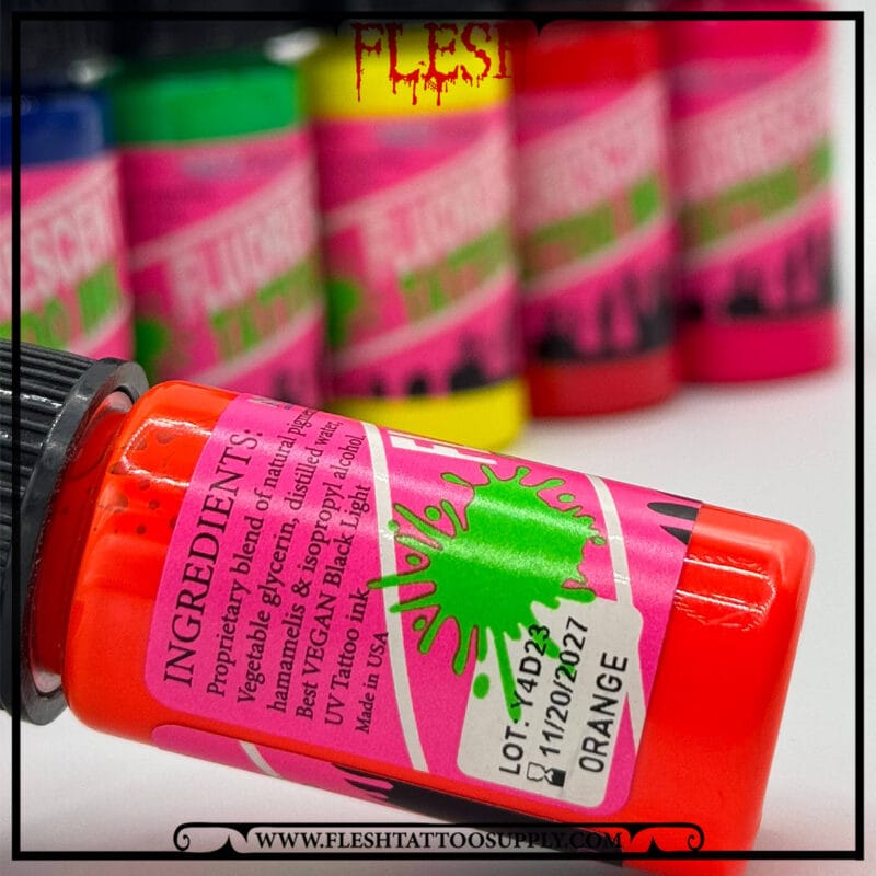 رنگ فلورسنت بلک لایت تتو NEO FLOW 15 ml