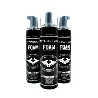 فوم تمیز کننده تتو برند ریوایو(روسی) tattoo revive foam