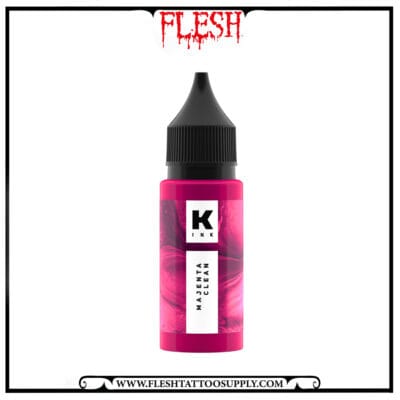 رنگ صورتی تتو برند کراسکا majenta clean 15ml