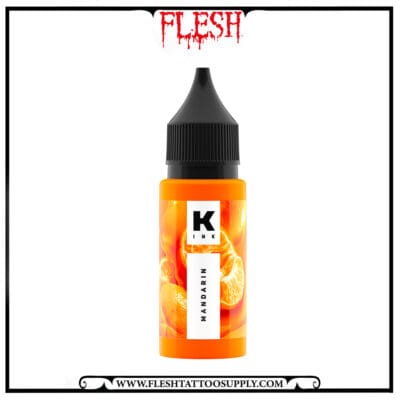 رنگ نارنجی تتو برند کراسکا mandarin 15ml