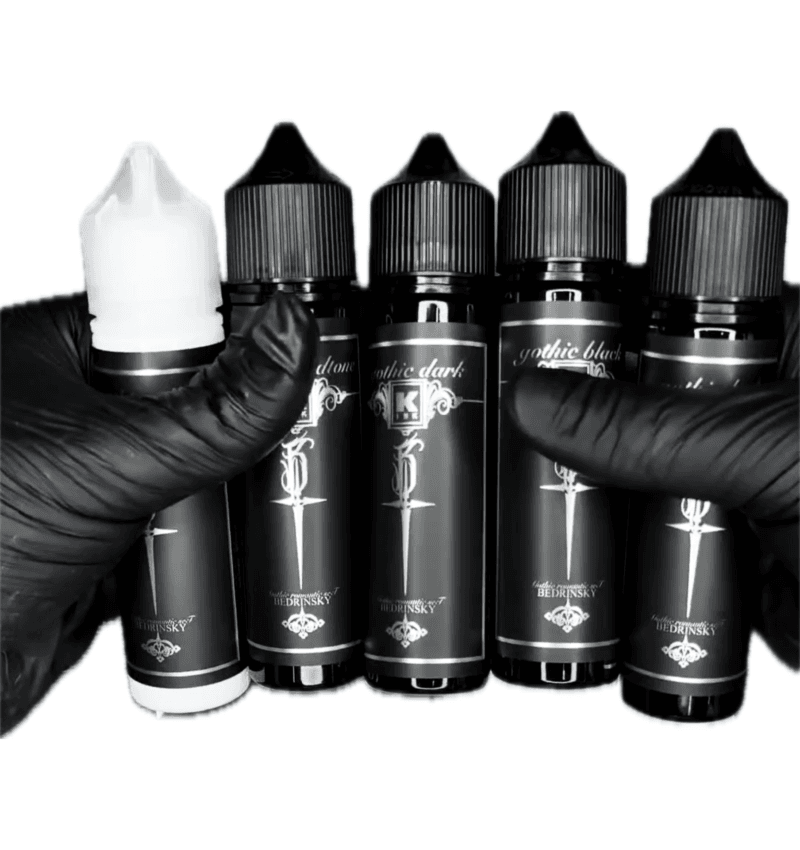 ست تخصصی رنگ تتو گری واش گاتیک GOTHIC ROMANTIC SET