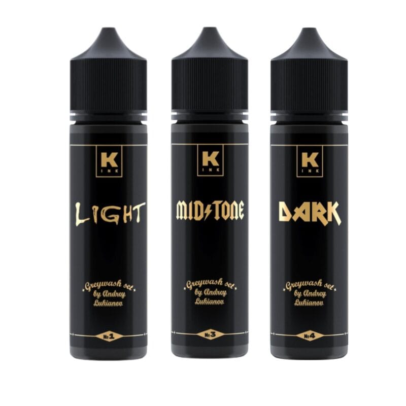 ست تخصصی رنگ گری واش GREY WASH 60ML