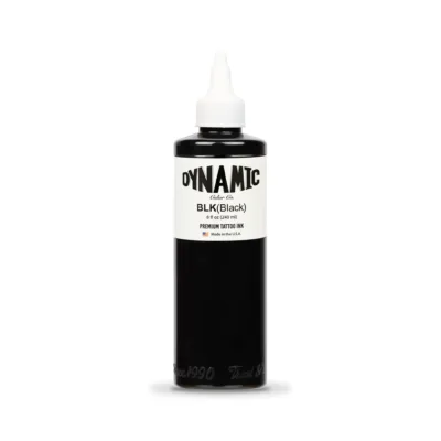 بطری رنگ تتو داینامیک مشکی اصلی Dynamic Black 240ml