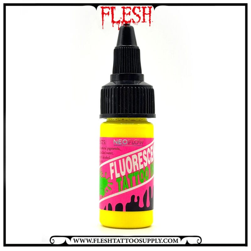 رنگ فلورسنت بلک لایت تتو NEO FLOW 15 ml