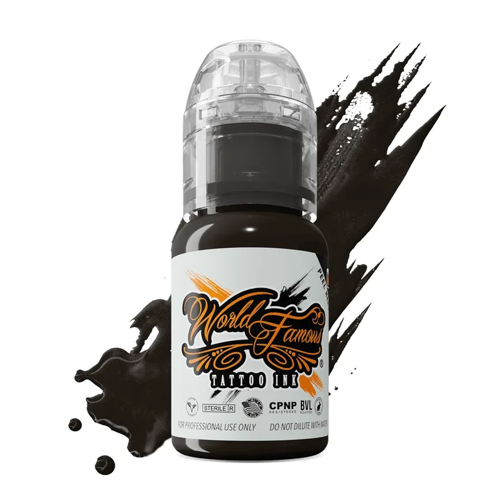 wf-badlands-brown-15ml رنگ تتو بدلندز براون World Famous BADLANDS BROWN UPS 813082023177
