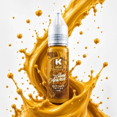 رنگ تتو برند کراسکا Mustard 15ml