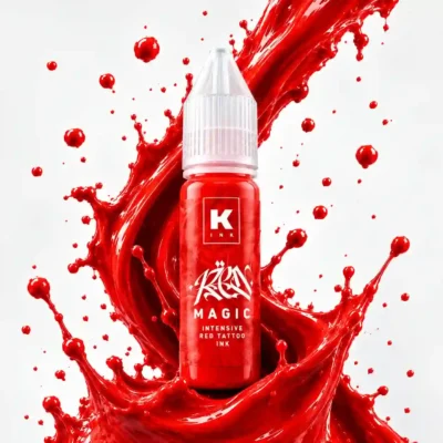 رنگ تتو برند کراسکا قرمز مجیک Red Magic 15ml